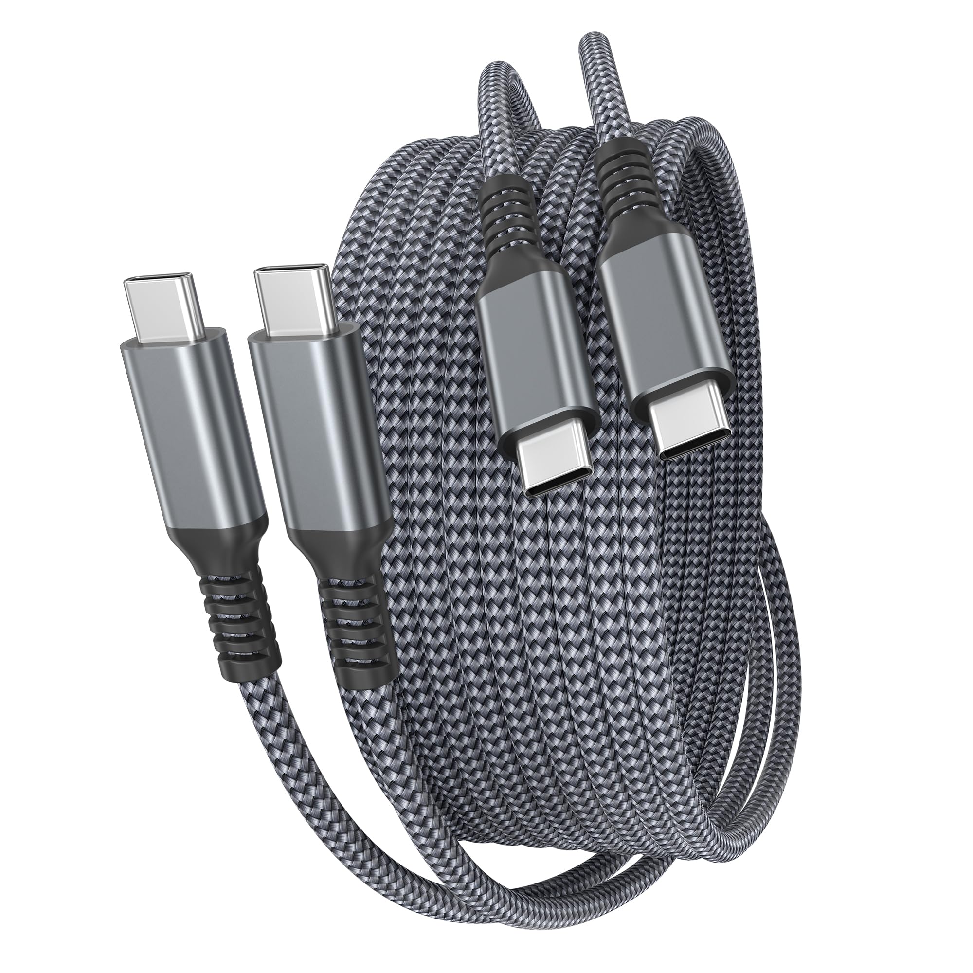 Basesailor USB C to USB C Cable,60W Charge Cord for iPhone 18 17,10FT 2Pack | Type C PD C…