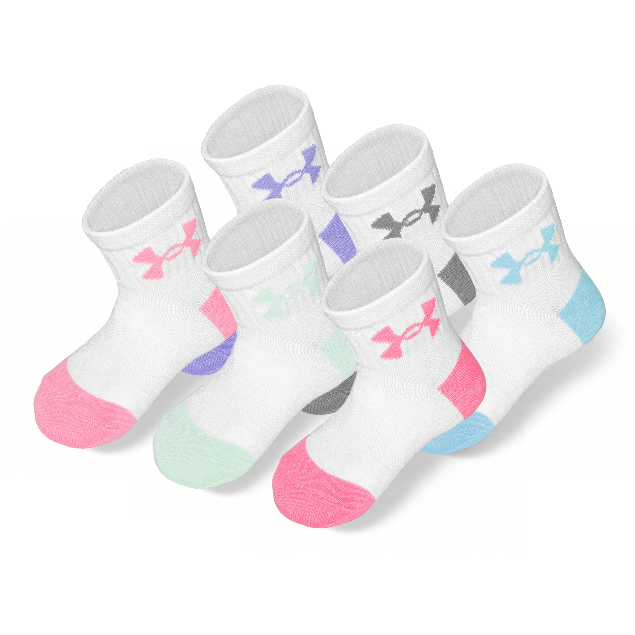 Under Armour girls Multi Pack Quarter Sock