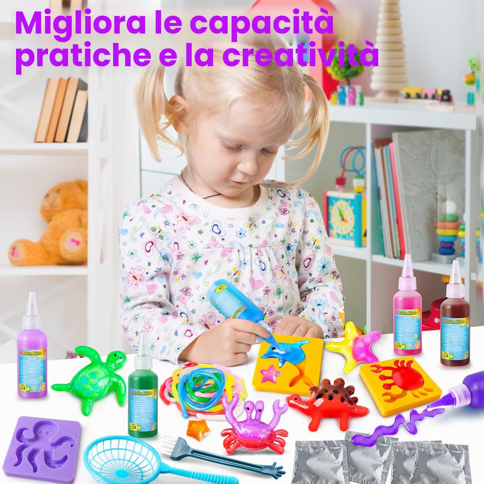 JOPSHEEN Magic Water Elf, 30 Colori Magico Acqua Fairy Gel per Bambini | Attivita Creative Bambino, DIY Giocattolo Fatto a Mano per Ragazzi e Ragazze