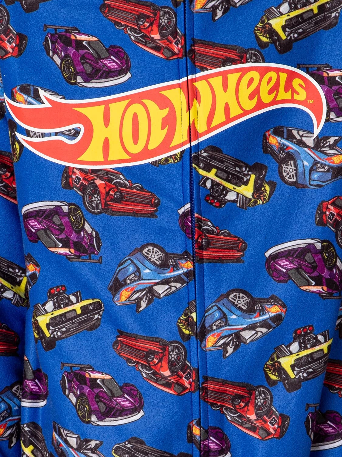 INTIMO Hot Wheels Cars - Pijama para niños con estampado de carreras sin pies