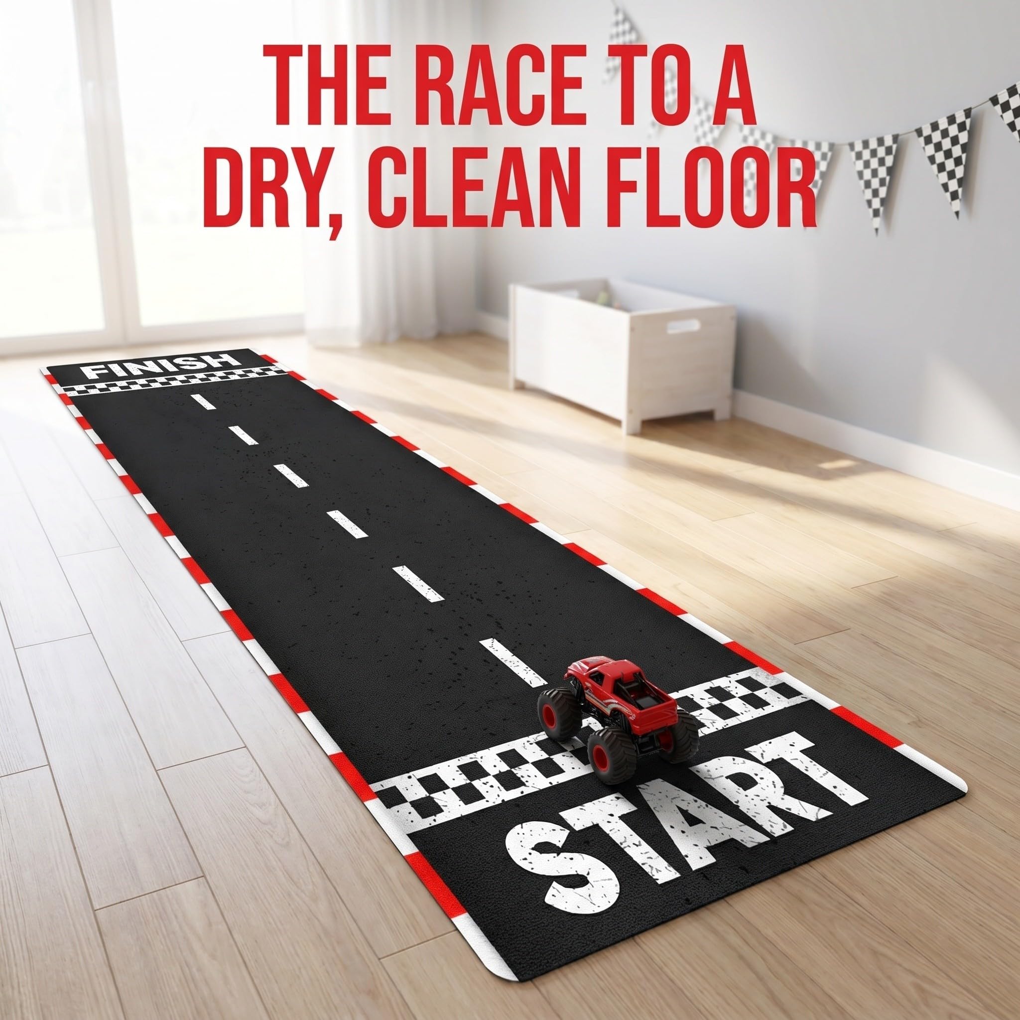 GLEAVI X 60cm Alfombra de Diatomita Antideslizante de Pista de Carreras