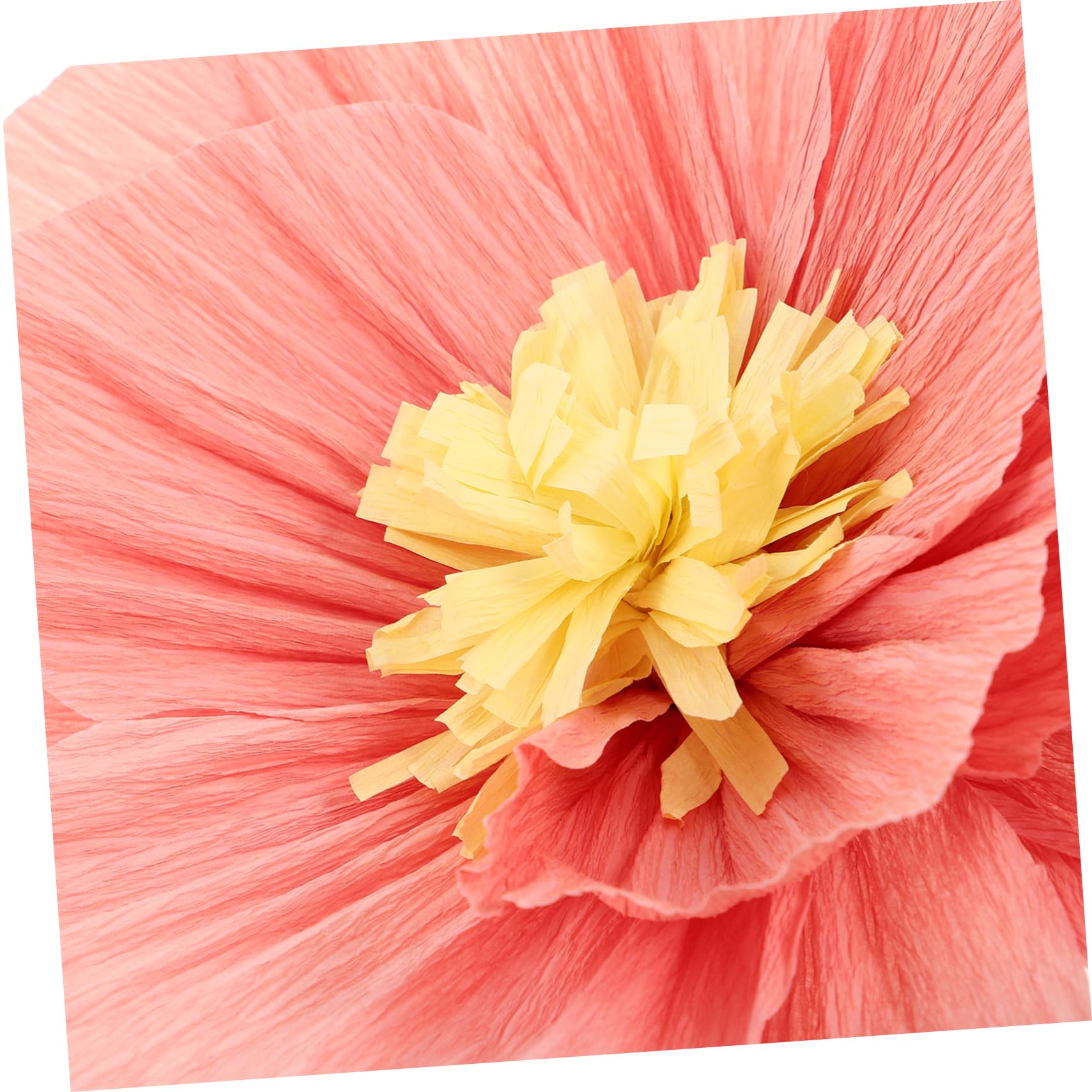 HAWILLOSCH 24pièces Fleurs Papier Crépon pour Décoration Murale Fleurs Artificielles Lifelike pour Mariages Fêtes Et Événements Spéciaux Variété De Couleurs Et Facile à Installer