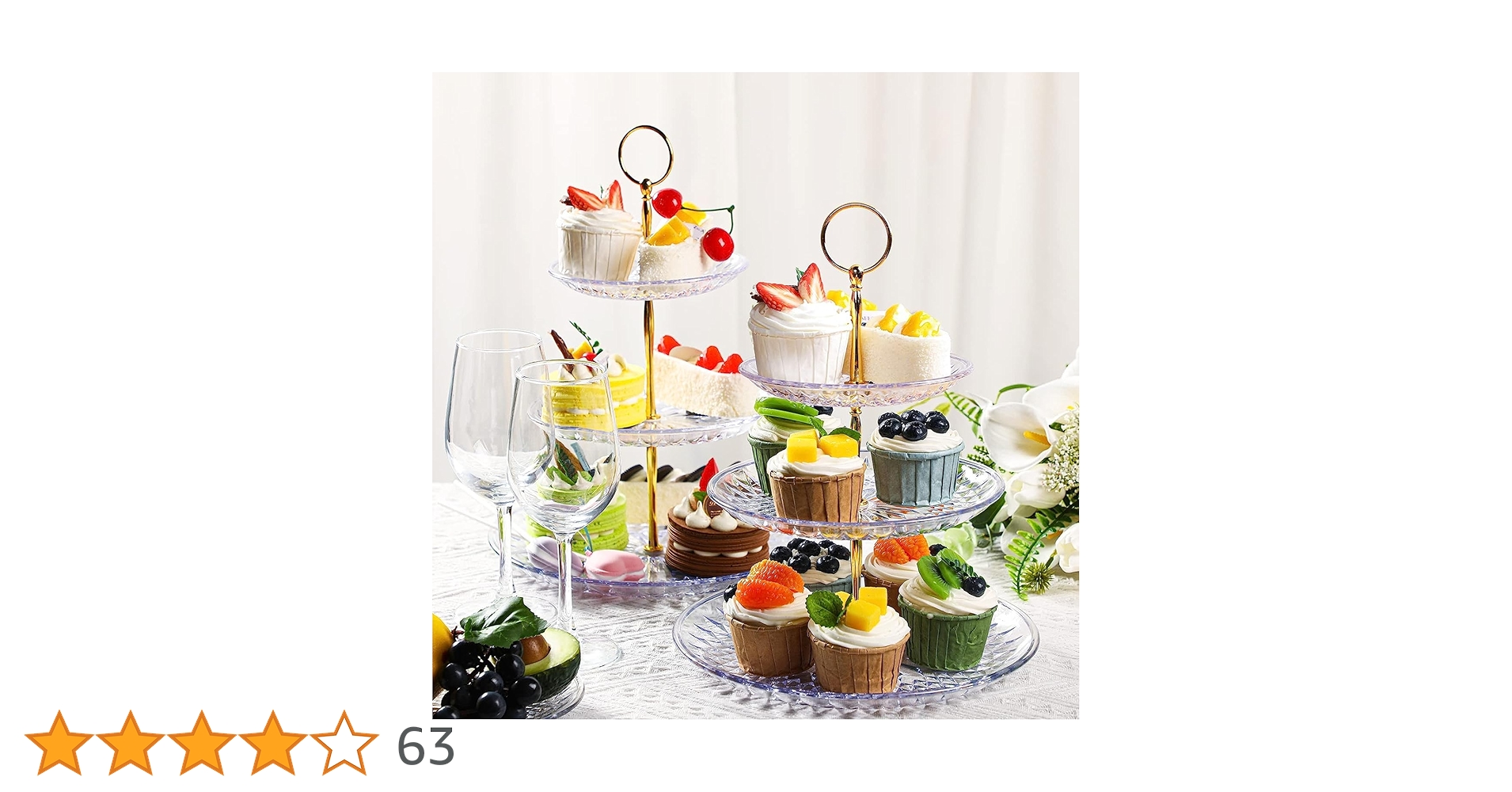 透明アクリル ケーキスタンド20個セット 透明アクリル ケーキスタンド20個セット 透明アクリル ケーキ