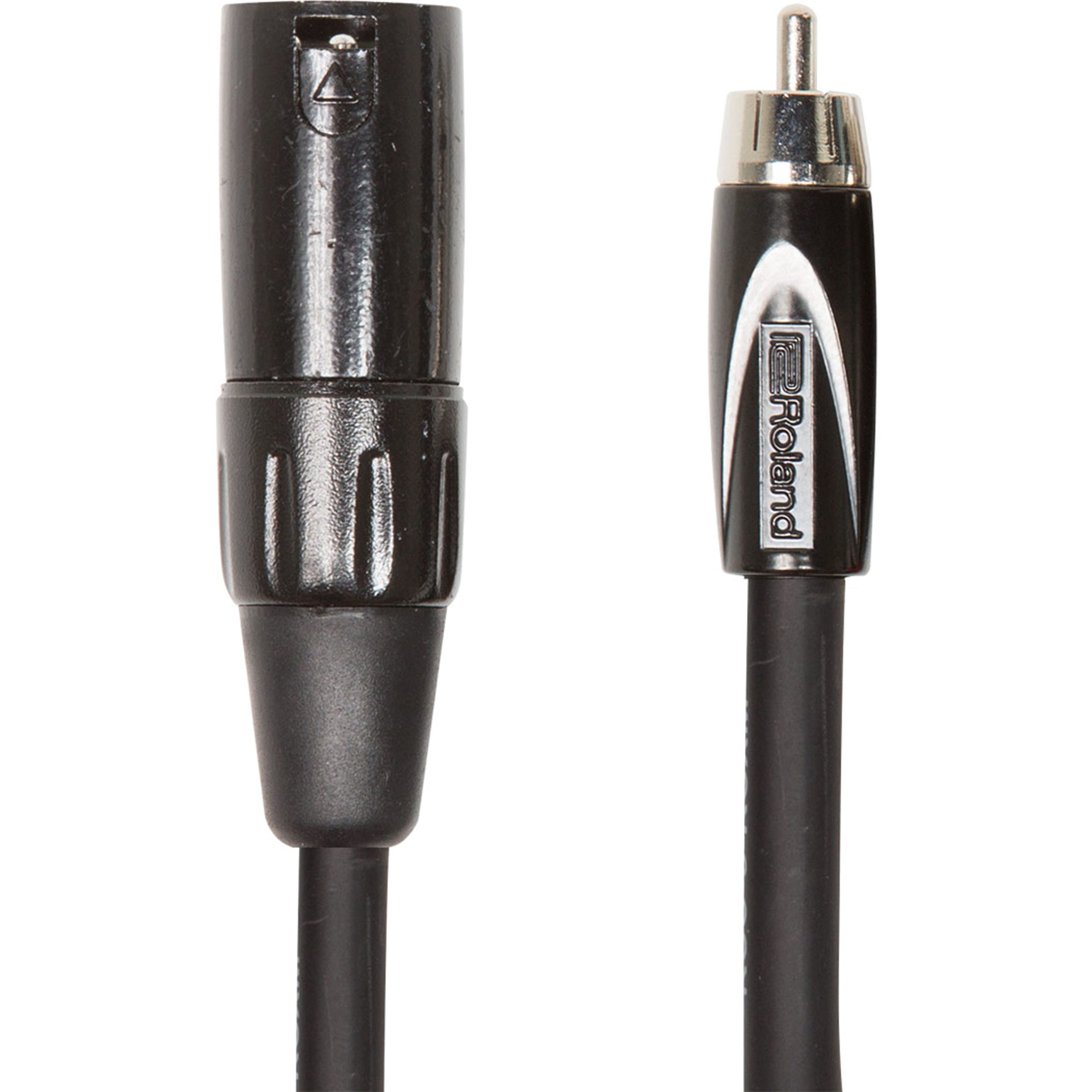 Roland / 1.5M Xlr (Male) - Rca Phono Cable 5Ft Black Rcc-5-Rcxm