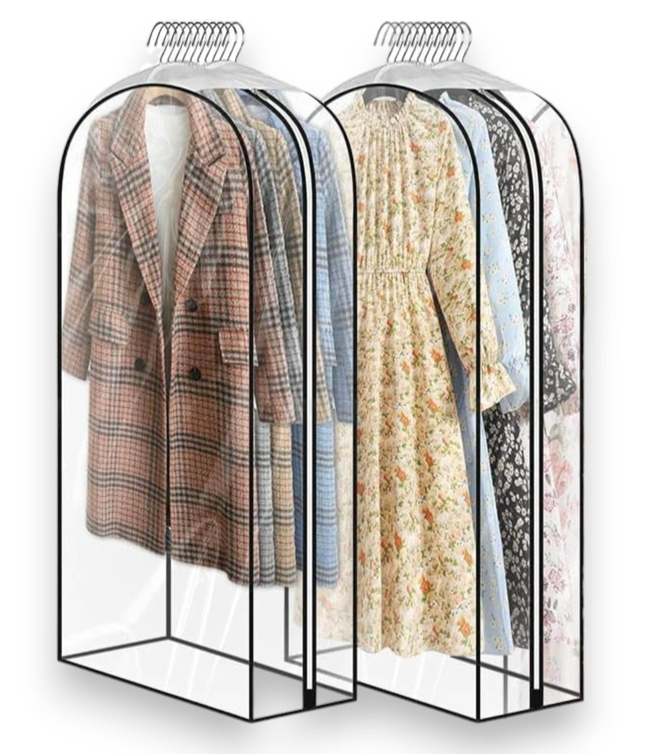 See full amazon price history chart for RAAHII 2 piece clear clothes bag for Blazer cover, coat covers with zip for wardrobe storage of suit,jacket cover, garments, sweaters,saree,shirt pant organizer. RAAHII 2 piece clear clothes bag for Blazer cover, coat covers with zip for wardrobe storage of suit,jacket cover, garments, sweaters,saree,shirt pant organizer. (B0DGCWJWJG) Amazon Price History, Amazon Price Tracker