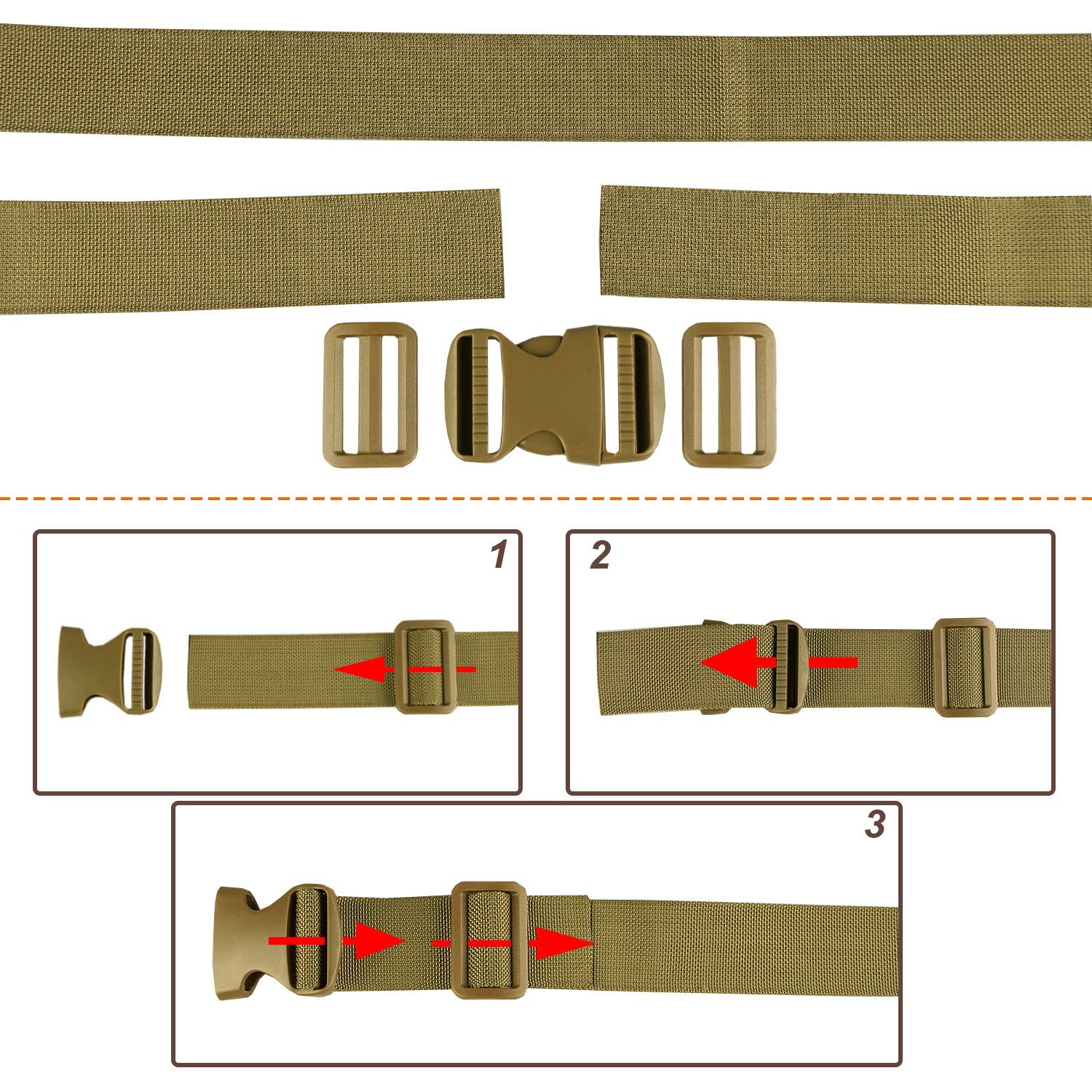 MAGARROW Utility Straps - 4 Pack -4