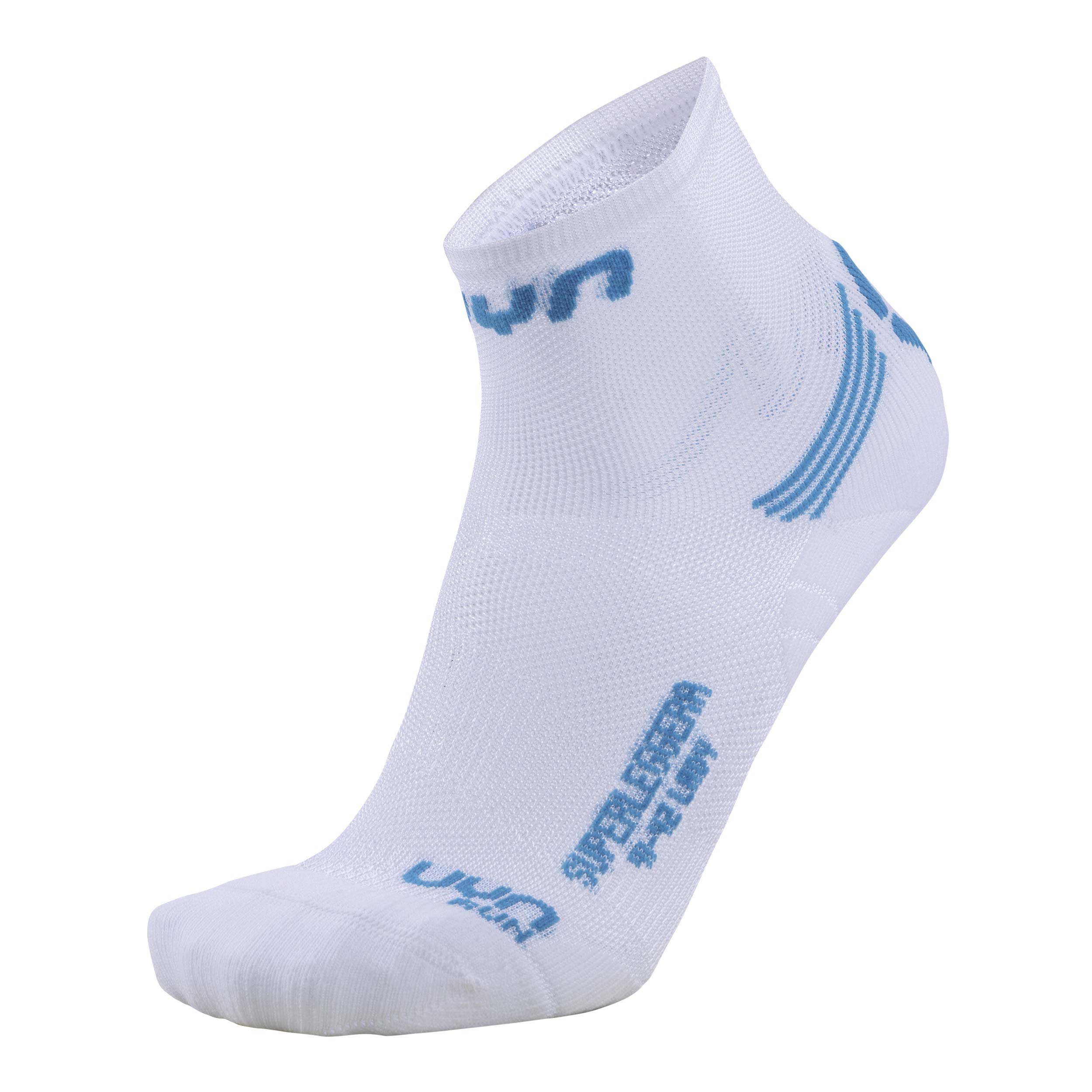 UYN S100077 Run Superleggera Socks Women'S White/Turquoise 36