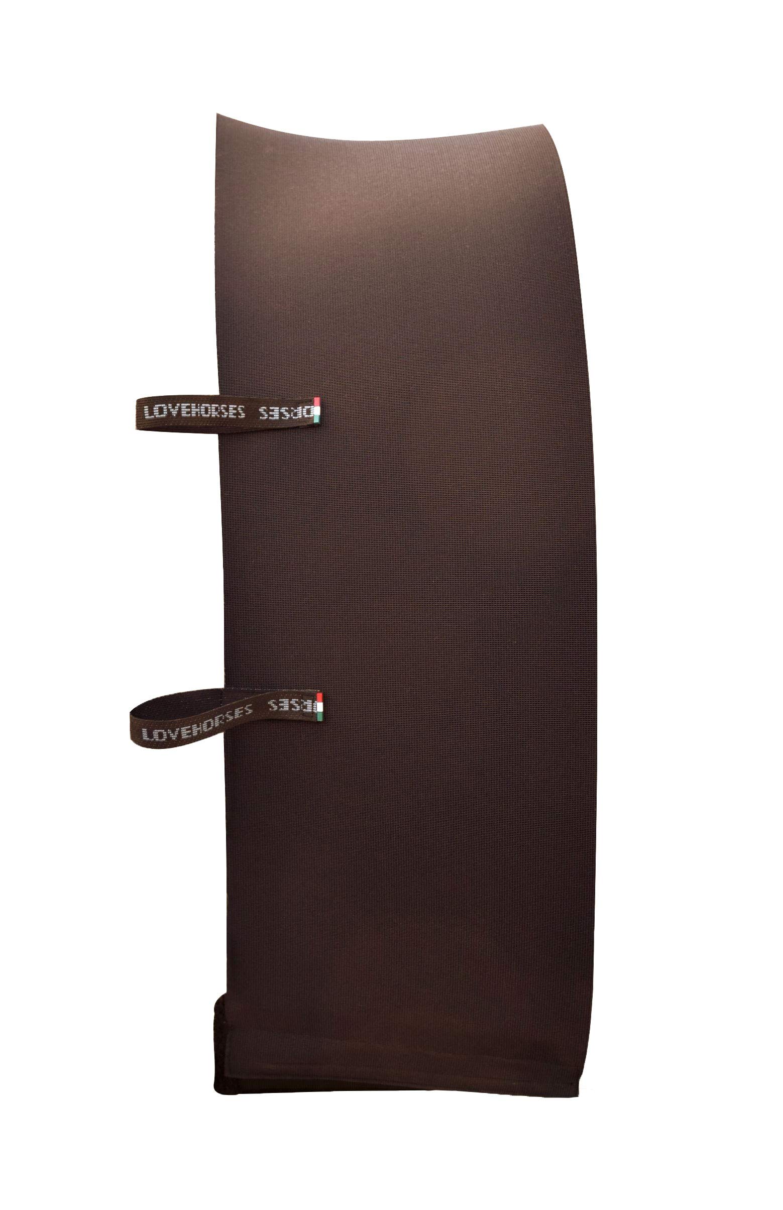 LOVEHORSES – Horse Body Bandage FULL CONTACT (New Model fixed and not adjustable) - Original – 100% Made in Italy Certified STANDARD 100 by OEKO-TEX (EXTRAFULL inch. 80,70 – DARKBROWN)) — image 1