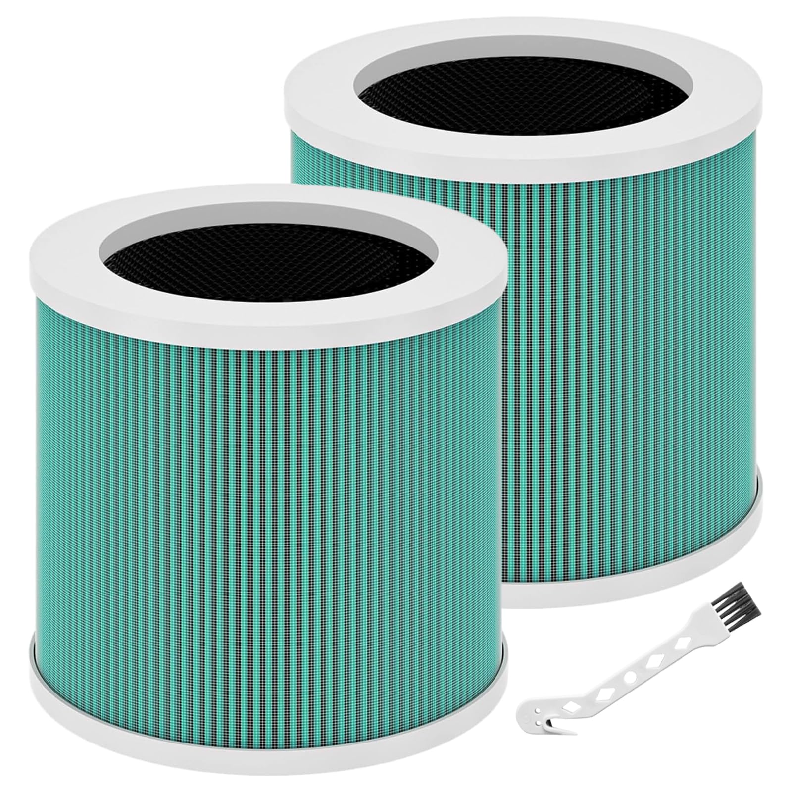 HY1800 Pro Air Filter Compatible with OUNEDA HY1800 Pro Air Purifier 3-in-1 H13 True HEPA & Activated Carbon Replacement Filter for Smoke Odor Dander Pollen (2 Pack)