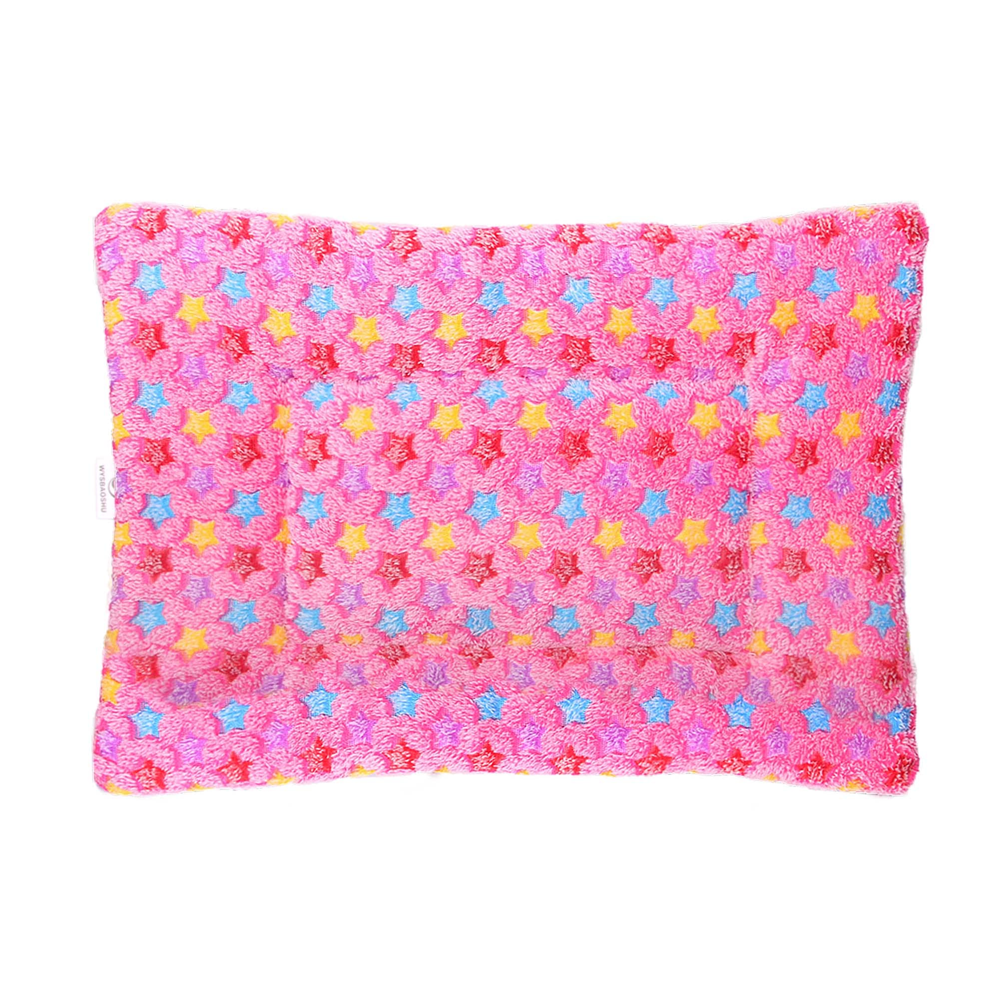 FJWYSANGU Morbida coperta per gatti in morbido velluto di corallo per cuccioli di animale domestico, copertura calda, tappetino morbido per gatti, L rosa