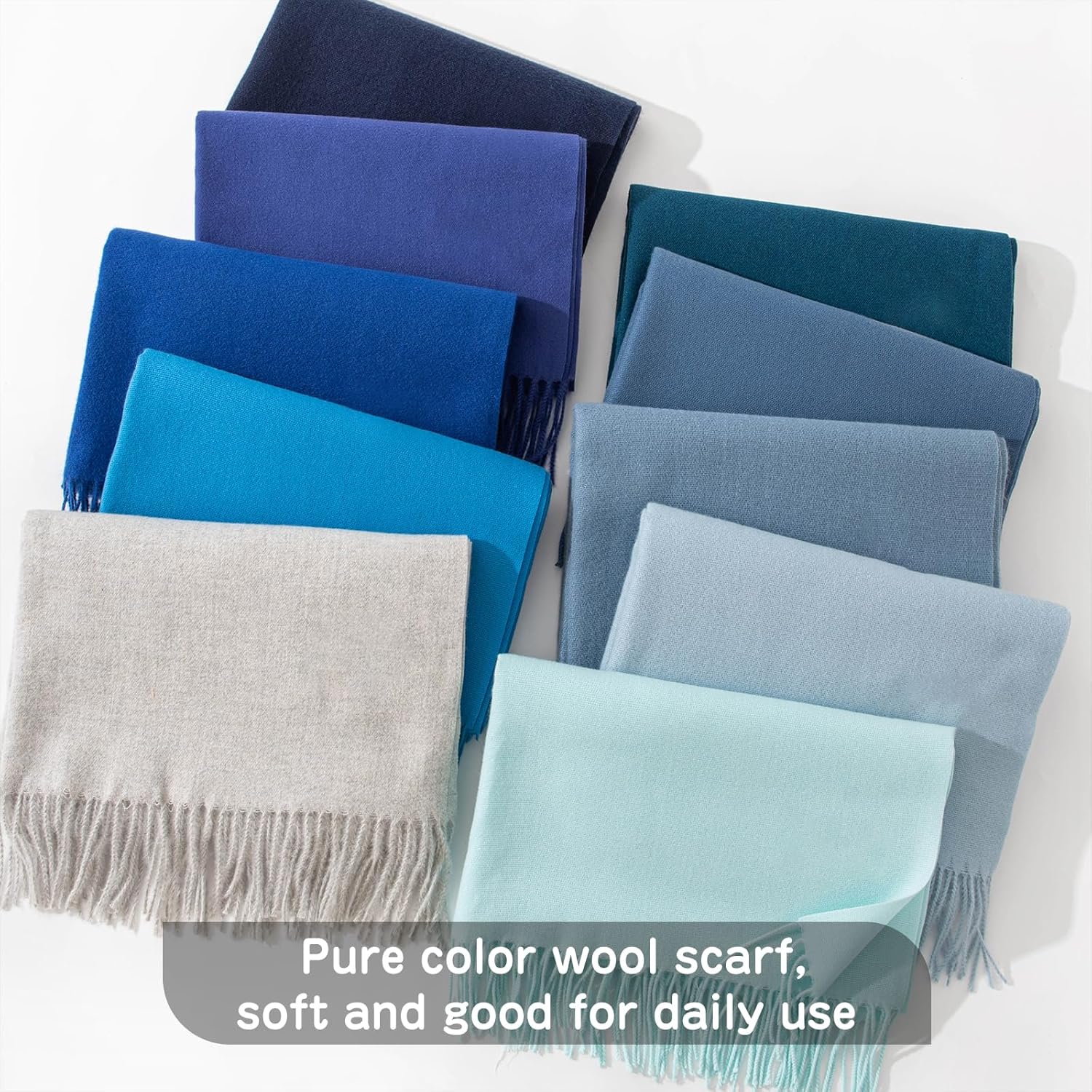 Sumolux Scarf for Women Pashmina Shawls Wraps for Evening Dresses Wedding Bridesmaid Gifts Winter Warm Soft Scarves - Image 6