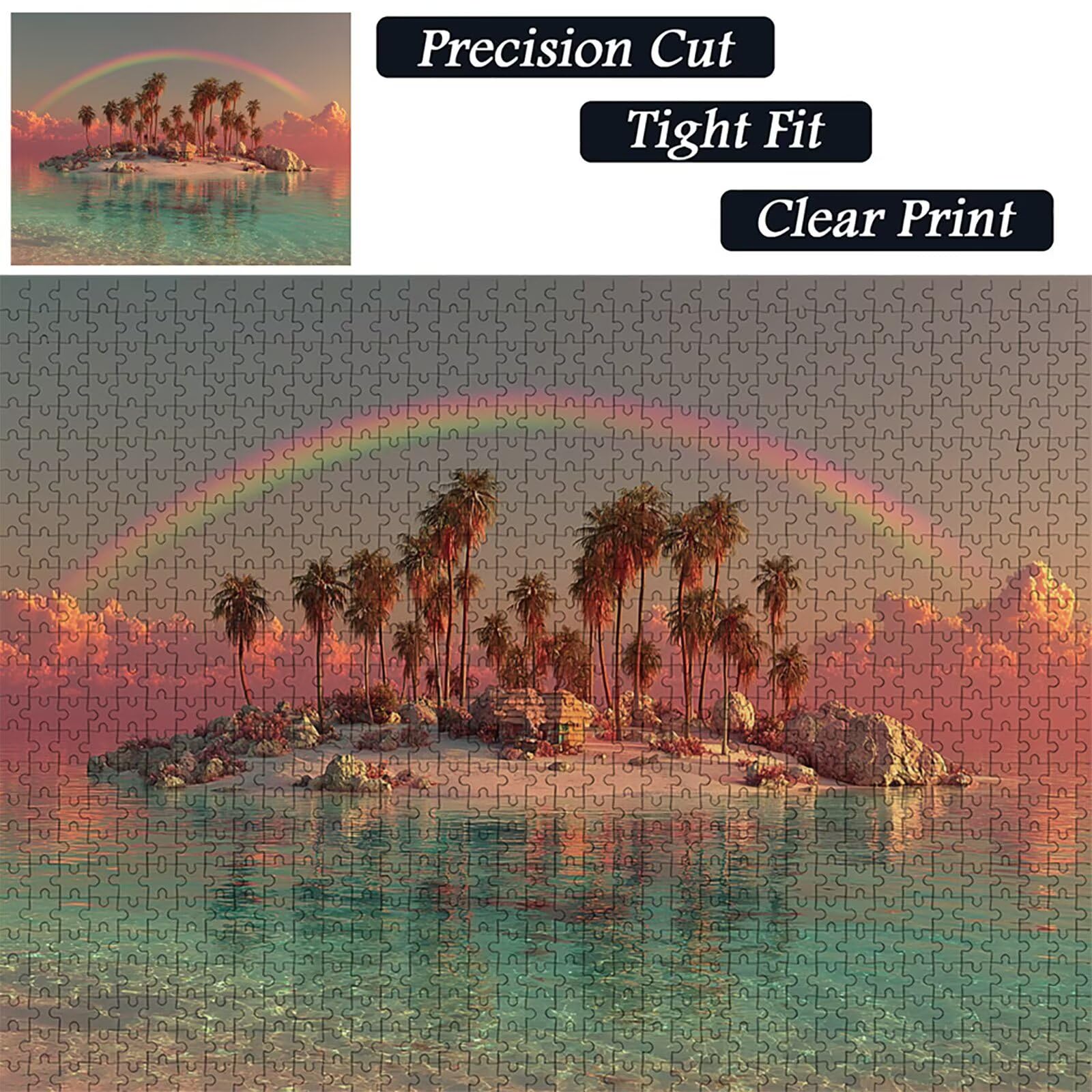 Vista Al Mar Puzzle Madera 2000 Piezas, SueñO Puzzle Adultos con Caja 99x70cm, Rompecabezas Desafiante, para Hombres Mujeres Adolescente, Juegos de Rompecabezas Creativos, Decoracion Hogar, 1-9448