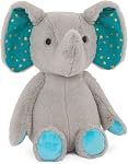 Animaux farcis de chat, Cosmo nuageux, Gris & Blanc, Chat Gris, Douce Toys | 12-inch chaton lavable avec oreilles à motifs et pattes roses claires pour câlins, temps de jeu et heure du coucher, Chat Gris, 0+ Mois