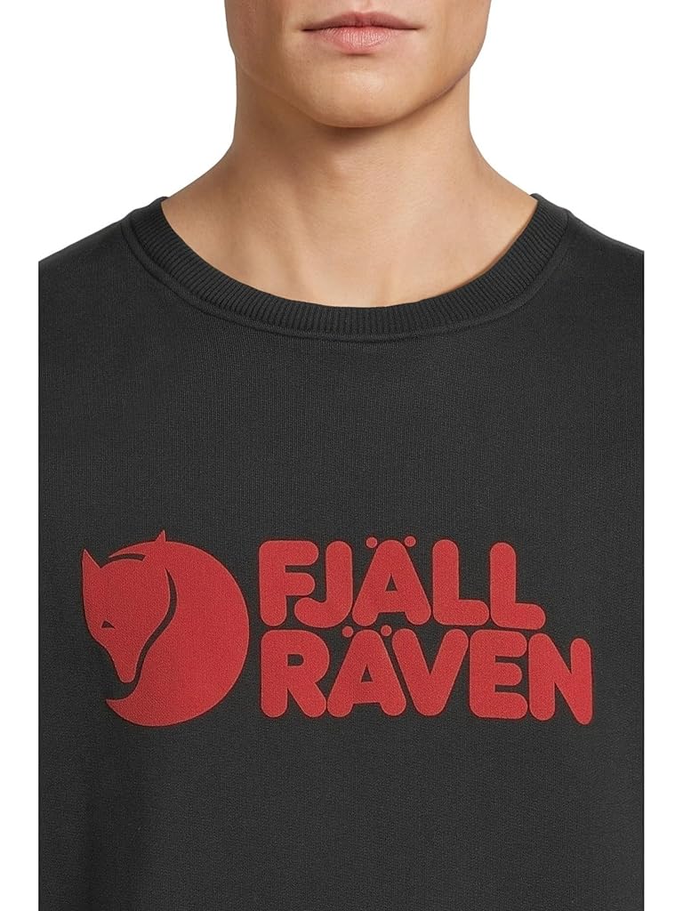 Black Fjällräven Fjallraven Logo Sweater