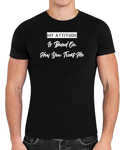 Novelty Gift Humorous Gift for Friends, an Ideal Birthday Present for Son - Skull Attitude Based on Treatments Men Women Grey Multi Size Black