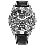 Men's Eco-Drive Sport Casual Brycen Chronograph Watch, Super Titanium™, Perpetual Calendar, Tachymeter 12/24 Hour Time, Alarm, Date