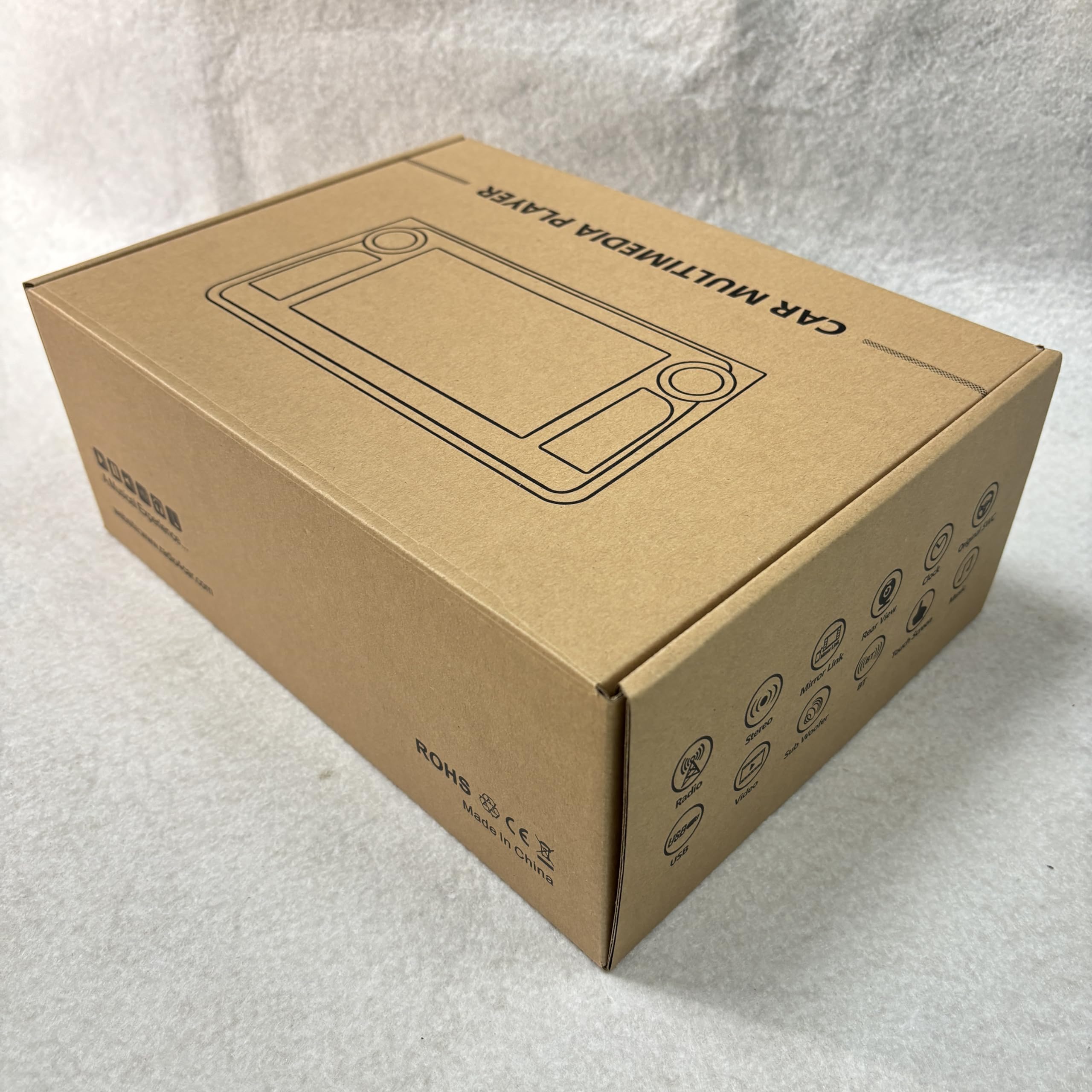 Radio de Coche para Audi A4 S4 RS4 2003-2012 Compatible con inalámbrico Carplay Android Auto, Radio de automóvil de Pantalla táctil de 7 Pulgadas Am/FM/RDS/Bluetooth/USB
