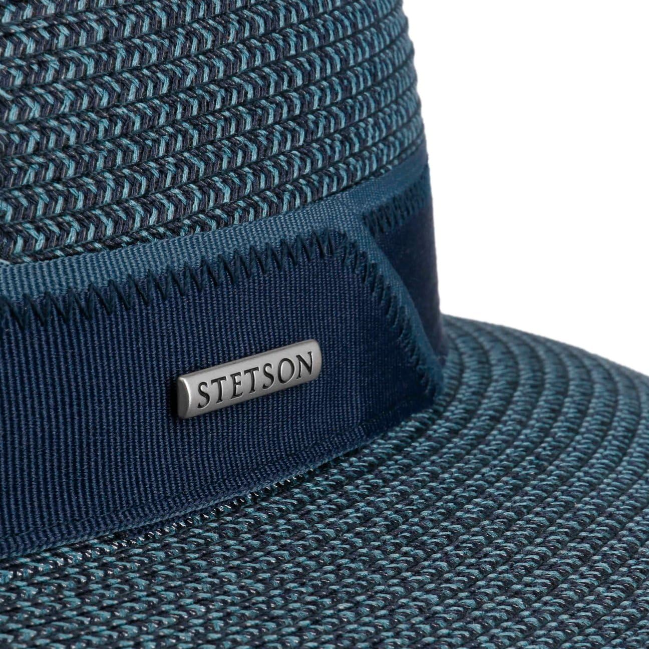 Stetson CHAPEAUSHOP Pavelo Chapeau Traveller Paille Bande Tissu Chine Homme Printemps Ete