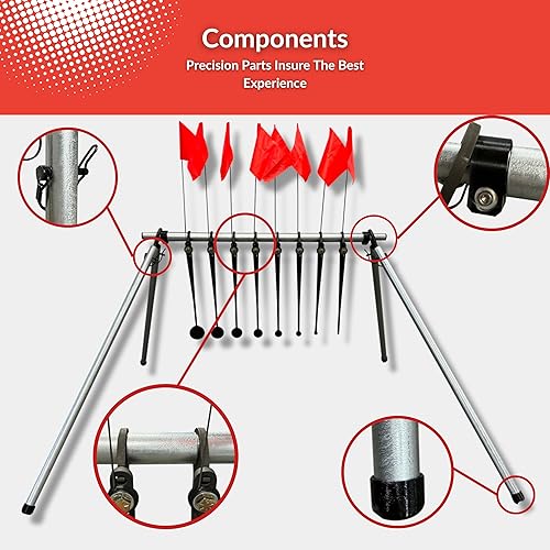 Miniatura 6 de Objetivo KYL de acero AR600 - Llanta giratoria 22LR y pistola de aire comprimido Plinking