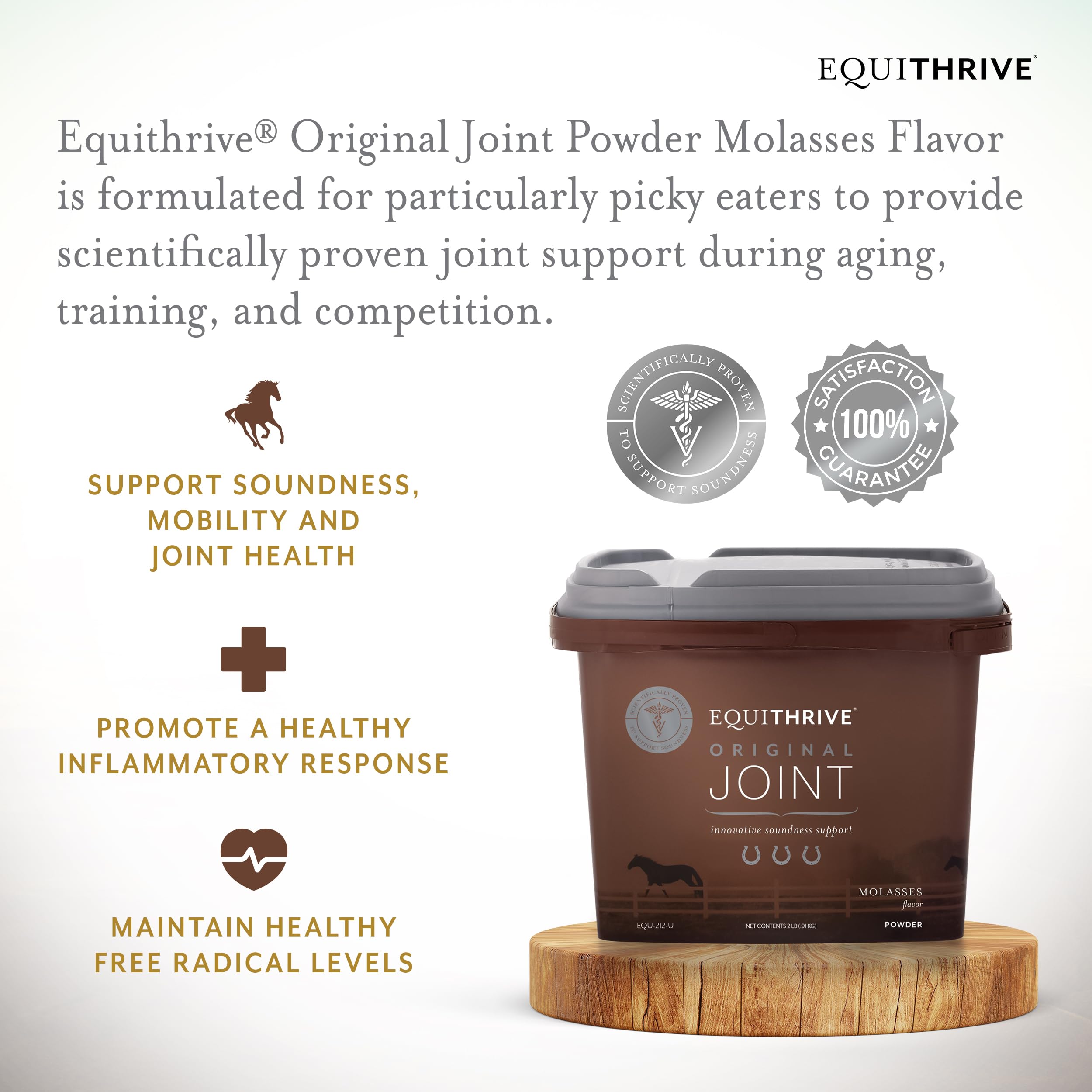 Equithrive Original Gelenkpulver Molassegeschmack 0,9 kg