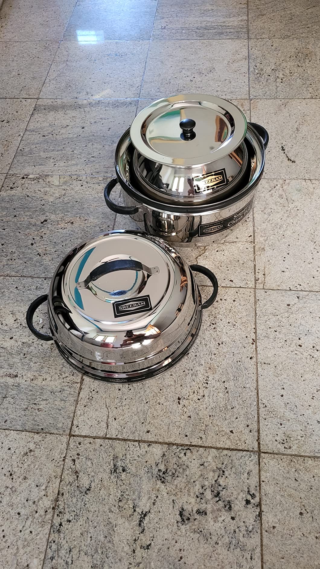 Buy SREERAM Steel Super China Pot Thermal Rice Cooker, 1500 ml, Silver