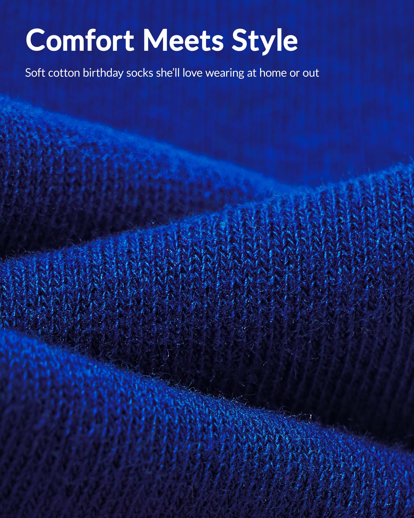 Belloxis Funny Birthday Gifts for Women, Non-Slip Cotton Crew Socks, 30th 40th 50th 60th 70th Gifts for Her Birthday