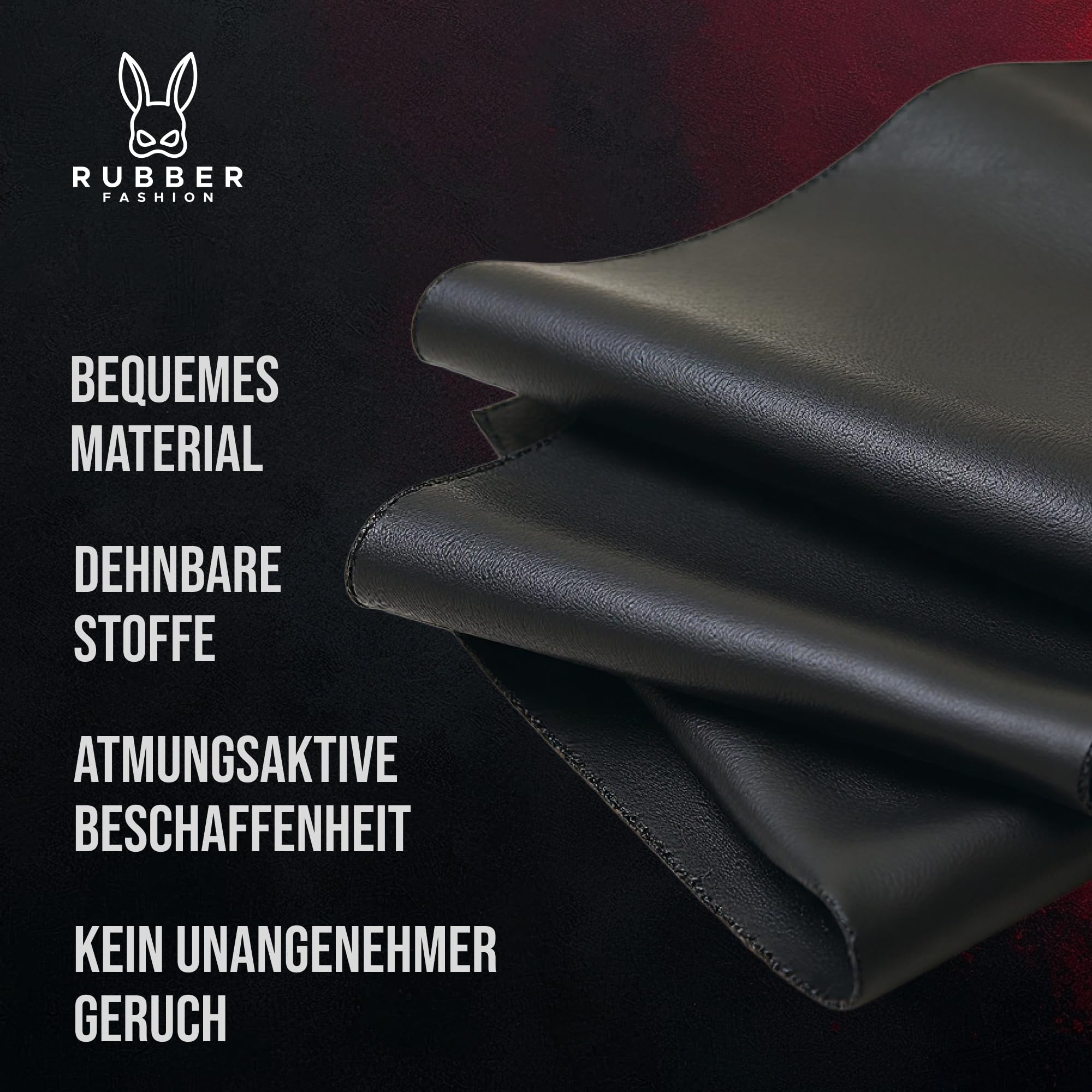Rubberfashion Wetlook Rock Midi - Skirts for Women - Midi Skirt - Rock Knielang - Outfit Damen für Festival Party Rave und Halloween