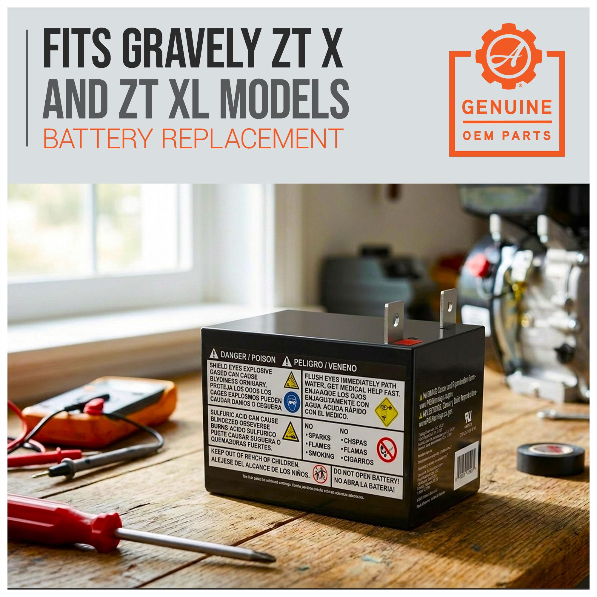 Amazon.com: Ariens Gravely 04738800 12V 12A 190CCA Battery OEM