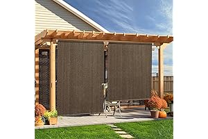 KANAGAWA Outdoor Roller Shade | 7' x 8'| Transform Your Patio into an Oasis