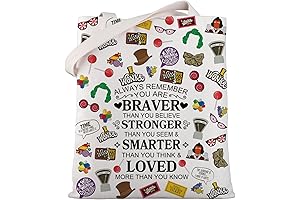 Wonka Toys Willy Wonka Chocolate Tote Bag for Musical Lover