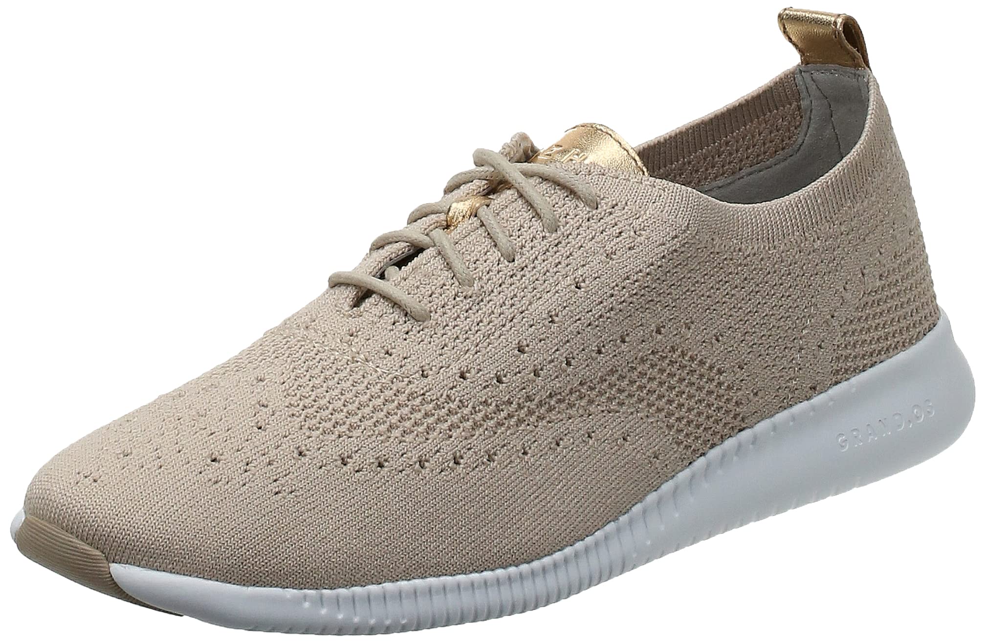 Cole Haan 2. Zerogrand Stitchlite Oxford, Wygląd dzianiny Rye biały, 39 EU
