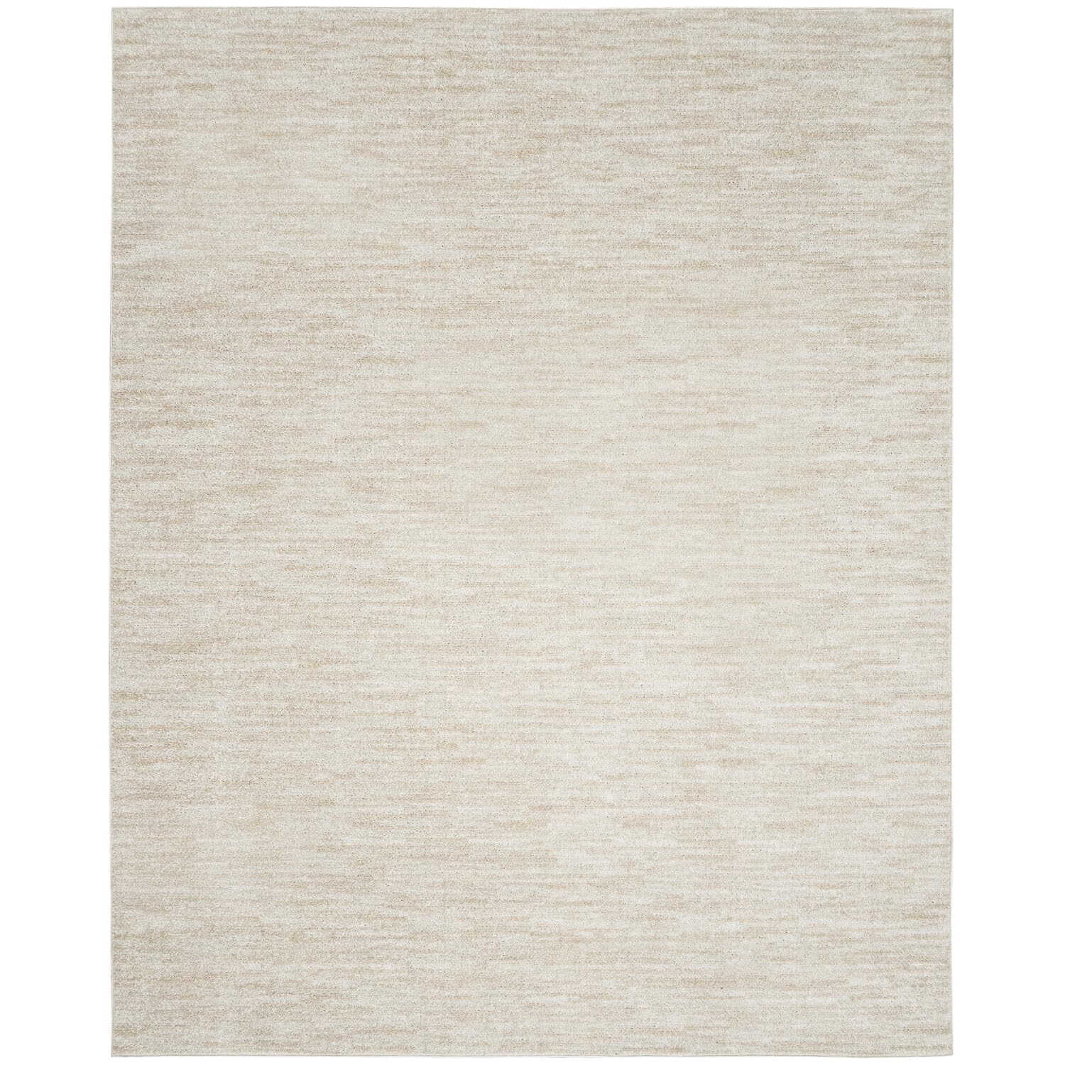 ((Similar))Nourison Essentials Indoor/Outdoor Ivory Beige 9' x 12' Area Rug, Easy Cleaning, Non Shedding, Bed Room, Living Room, Dining Room, Backyard, Deck, Patio (9x12)