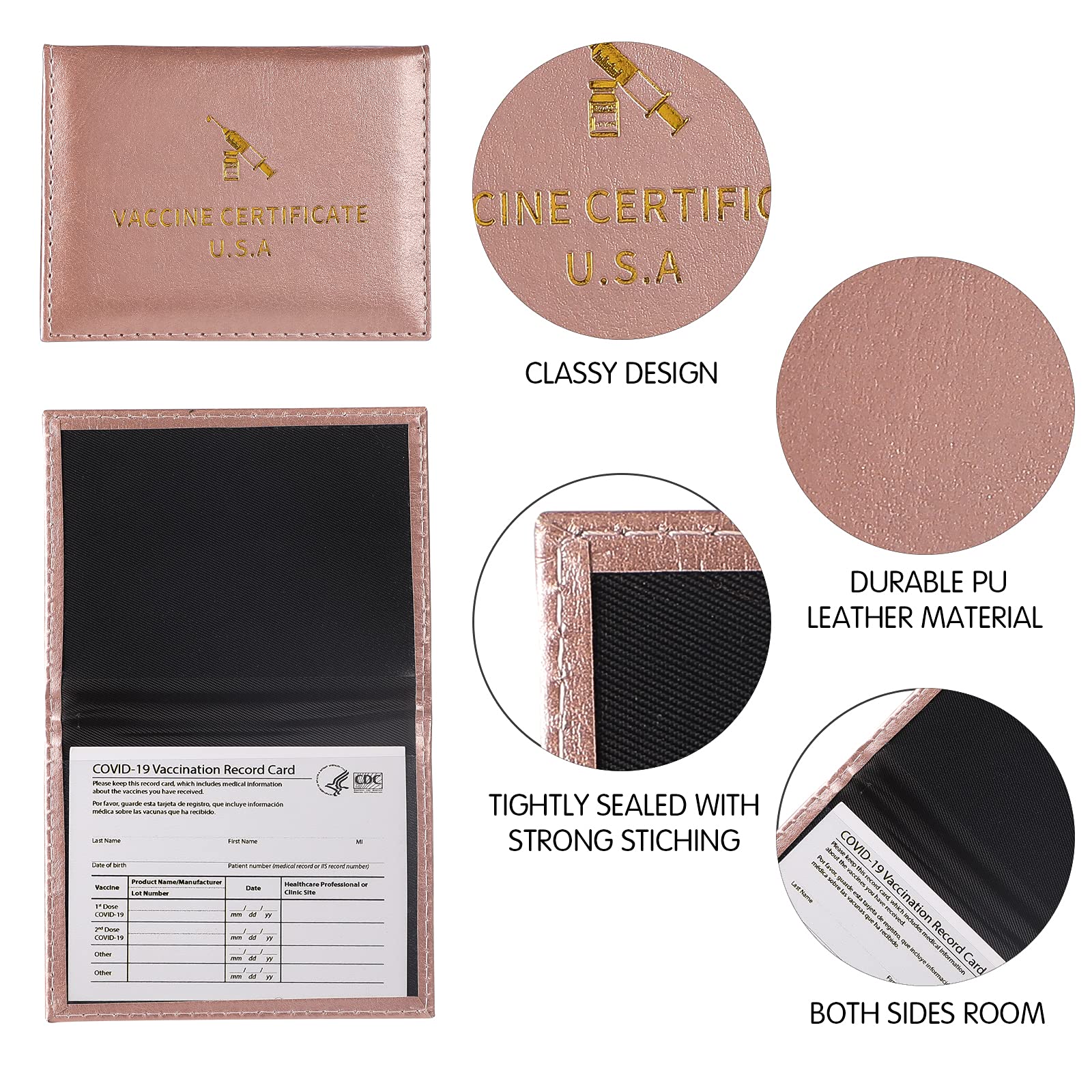 cdc vaccination card sleeve 10 Pack Holder Immunization Record Vaccine Card Protector 3x4 Covid Shot Card Protector Cover Clear Vinyl Plastic Sleeve with Waterproof Resealable Zip : Office Products you are required to use a vaccination card Vaccine Card HolderVaccine Card Protector