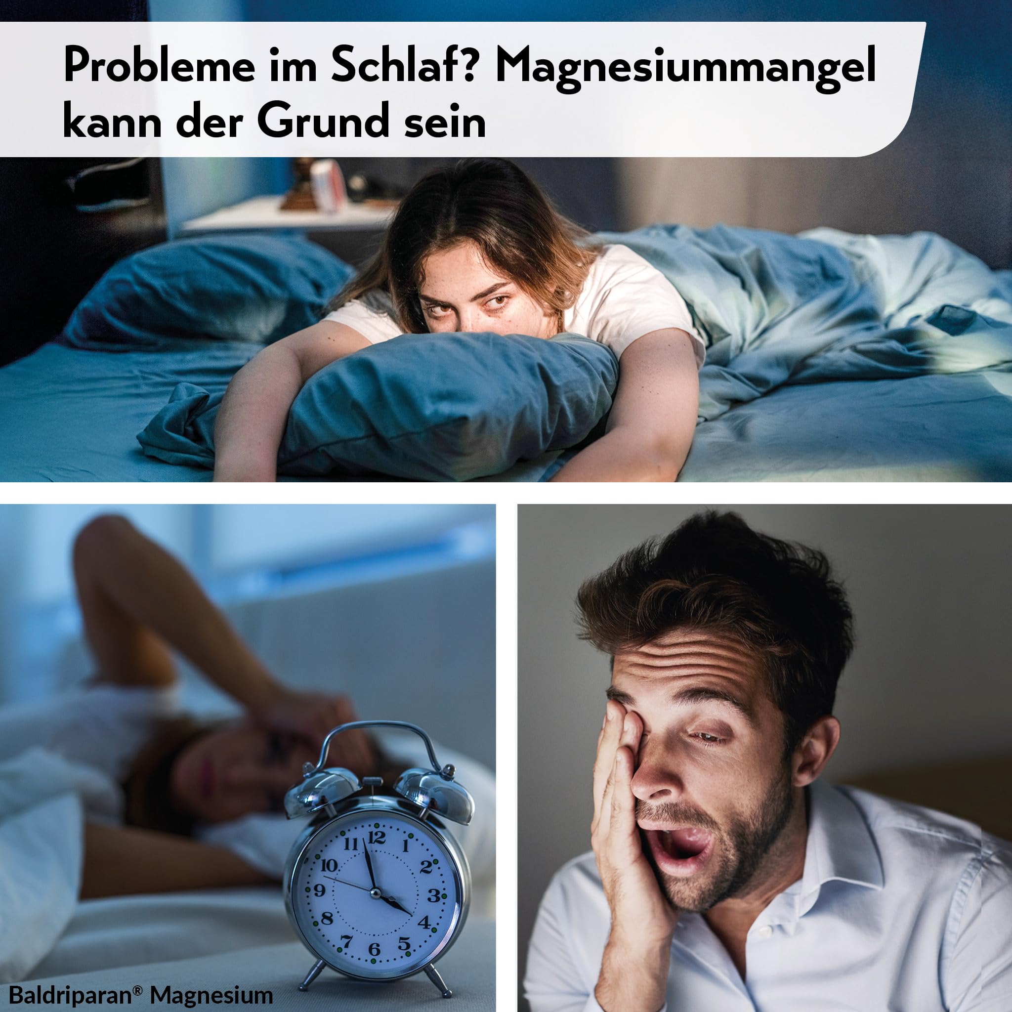Baldriparan® Magnesium - hochdosierter Premium-Komplex mit Magnesiumbisglycinat aus der Apotheke. Hohe Bioverfügbarkeit. Laborgeprüft, vegan und ohne künstliche Zusätze.