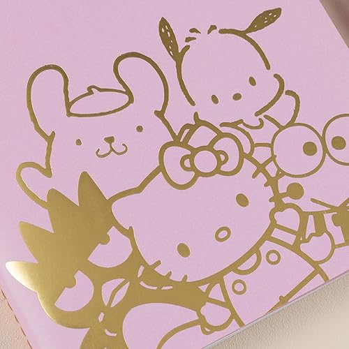 Miniatura 2 de Erin Condren Diario pequeño con rayas universitarias: Hello Kitty and Friends Friendship Is Golden. Cuaderno de 80 páginas rayadas para tomar y
