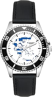 Regalo per la Grecia Ospite Greco Orologio L-1094
