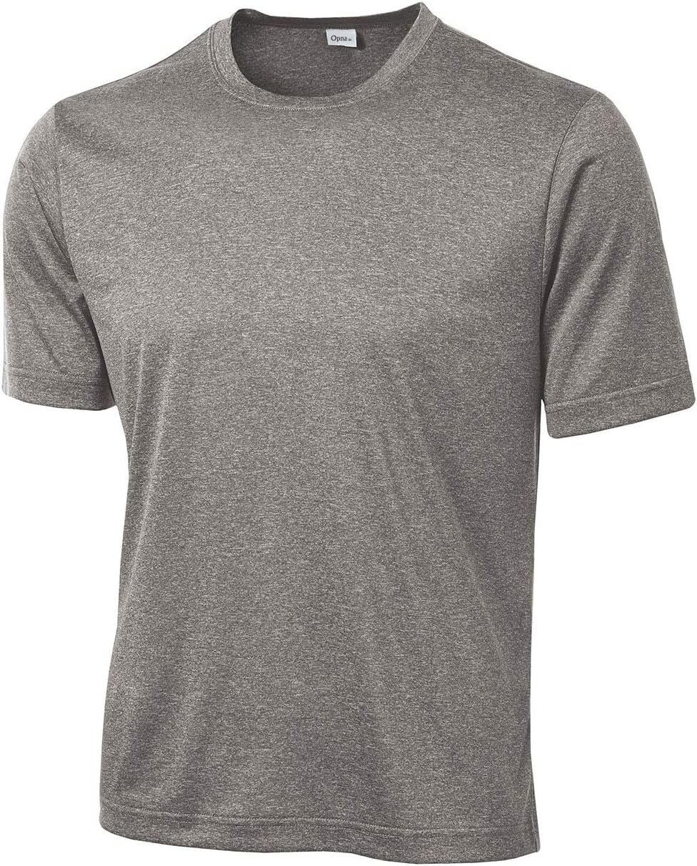 Opna Men's Big & Tall Short Sleeve Moisture Wicking Athletic T-Shirts Regular Sizes & XLT's