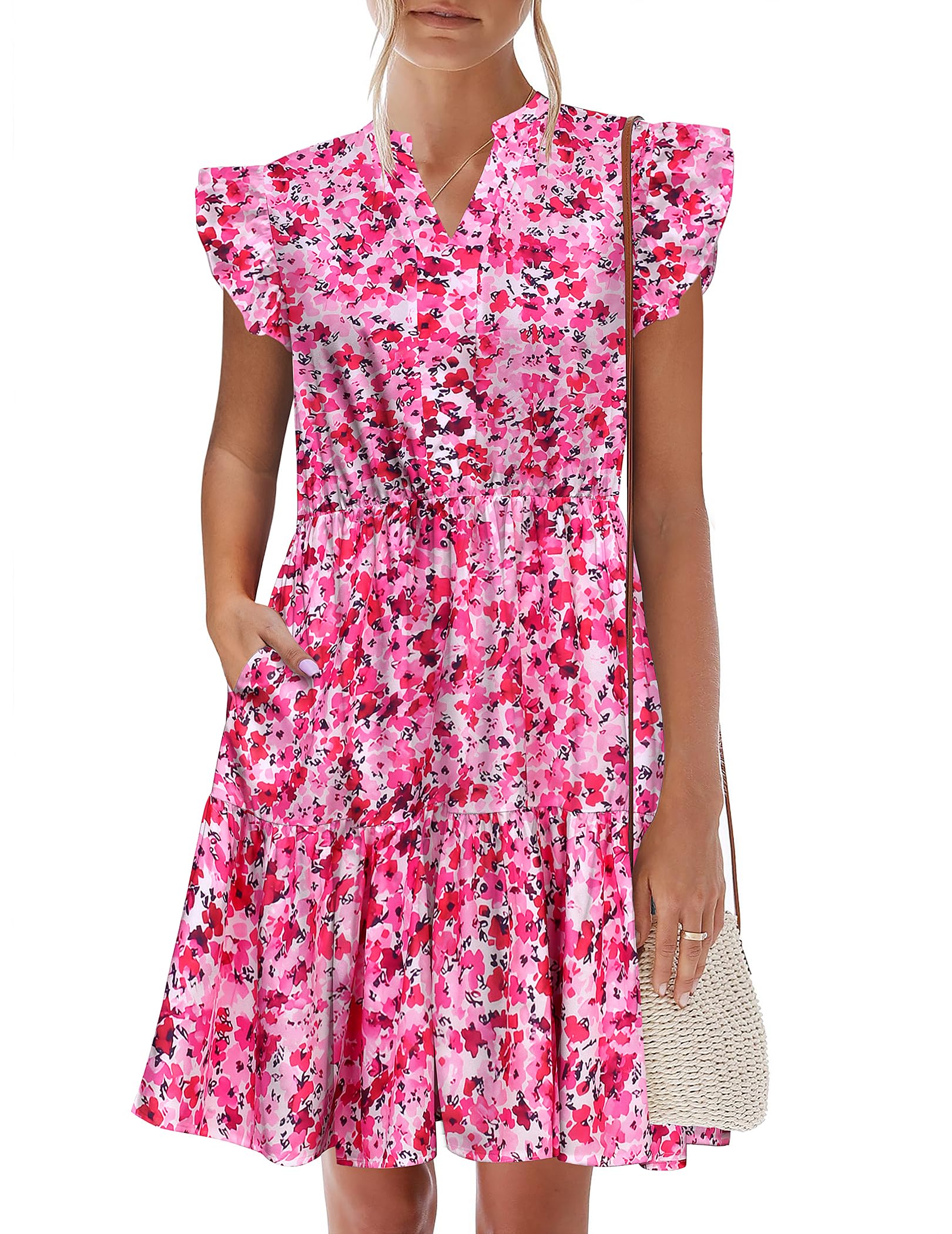 HOTOUCH Sundress For Women Floral Summer Dresses 2025 A — free download