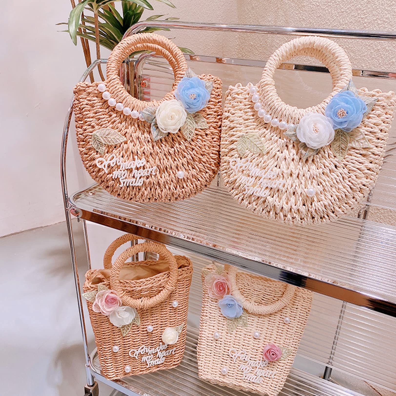 Sophie Digard フラワーモチーフ かごバッグ 希少！ Sophie Digard フラワーモチーフ かごバッグ 希少！ Sophie Digard