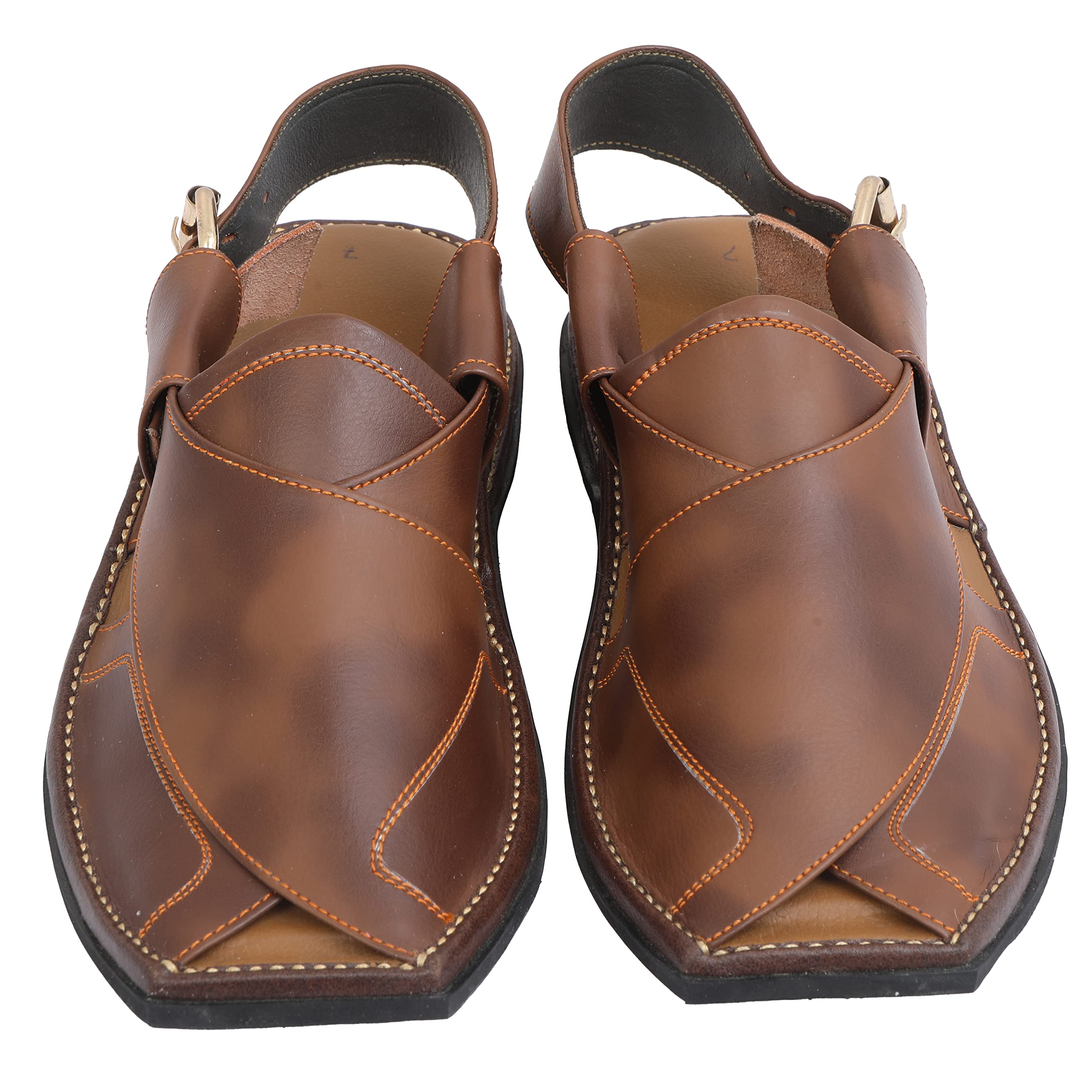 Peshawari Sandal Zalmi For Men (TAN TWO TONE)-picture-24