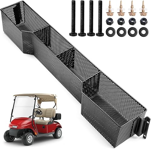 Roykaw Carrito de golf cesta interior delantera almacenamiento de tablero/bandeja organizador para EZGO TXT - una pieza de diseño sólido
