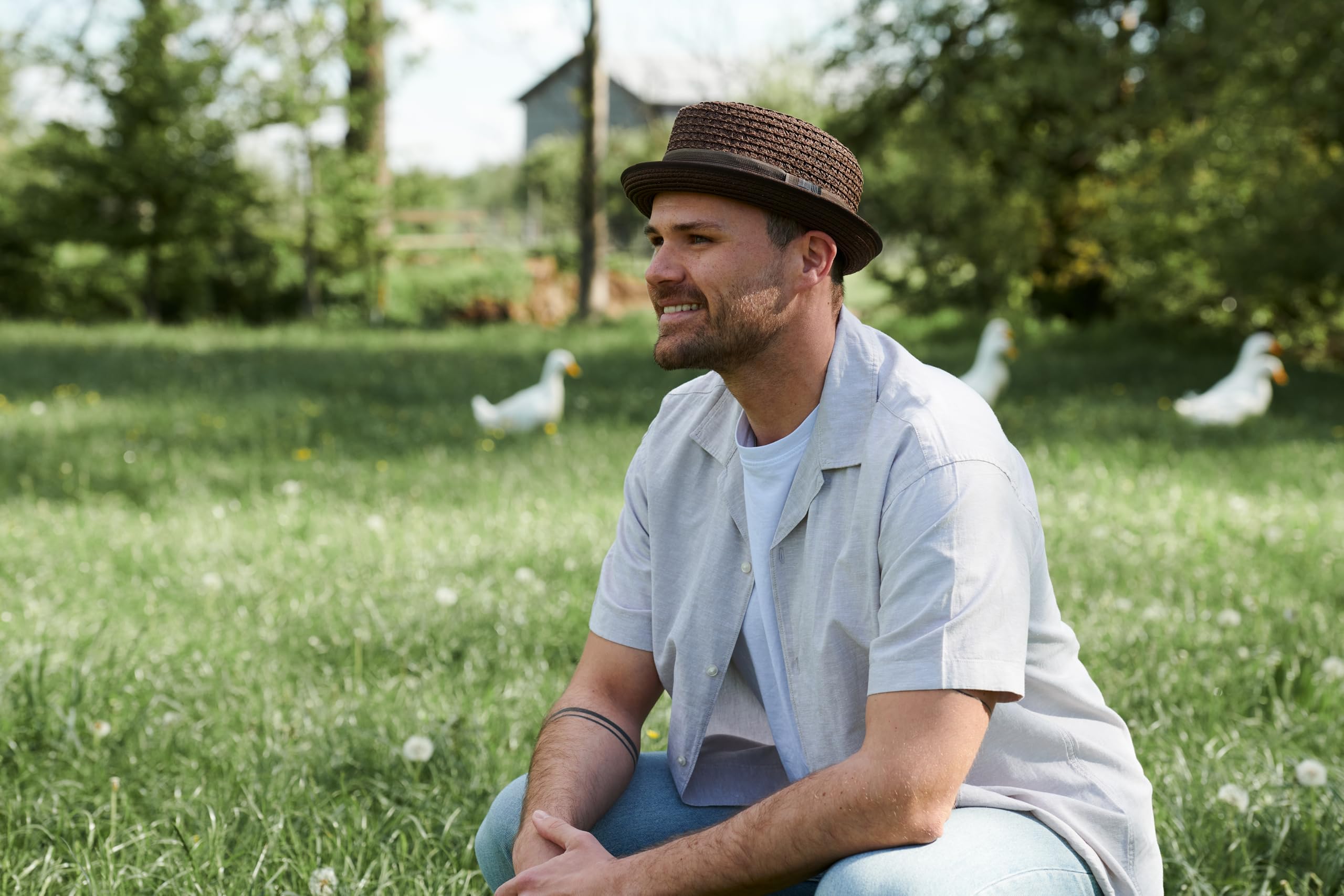 CHILLOUTS Oxford Hat - Pork pie