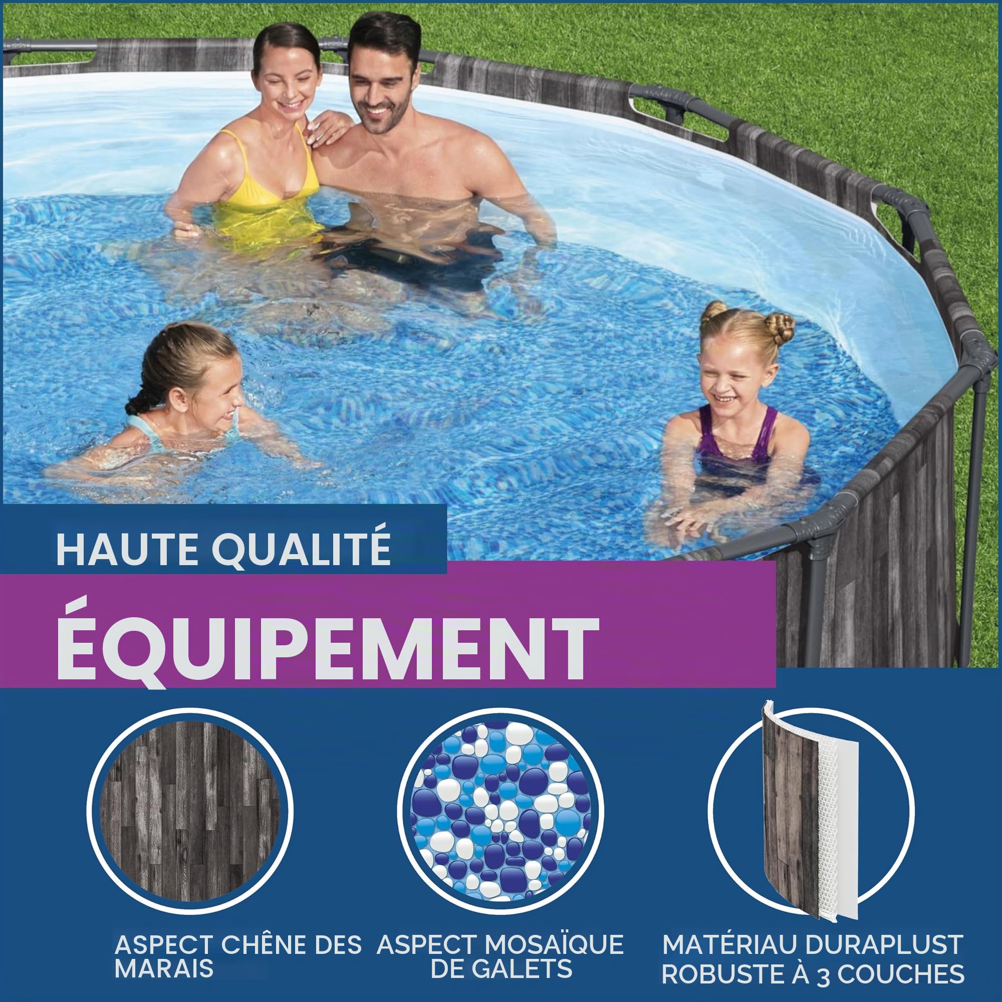 Bestway Basen stelażowy Steel Pro Max 366cm 16w1 (5614X)