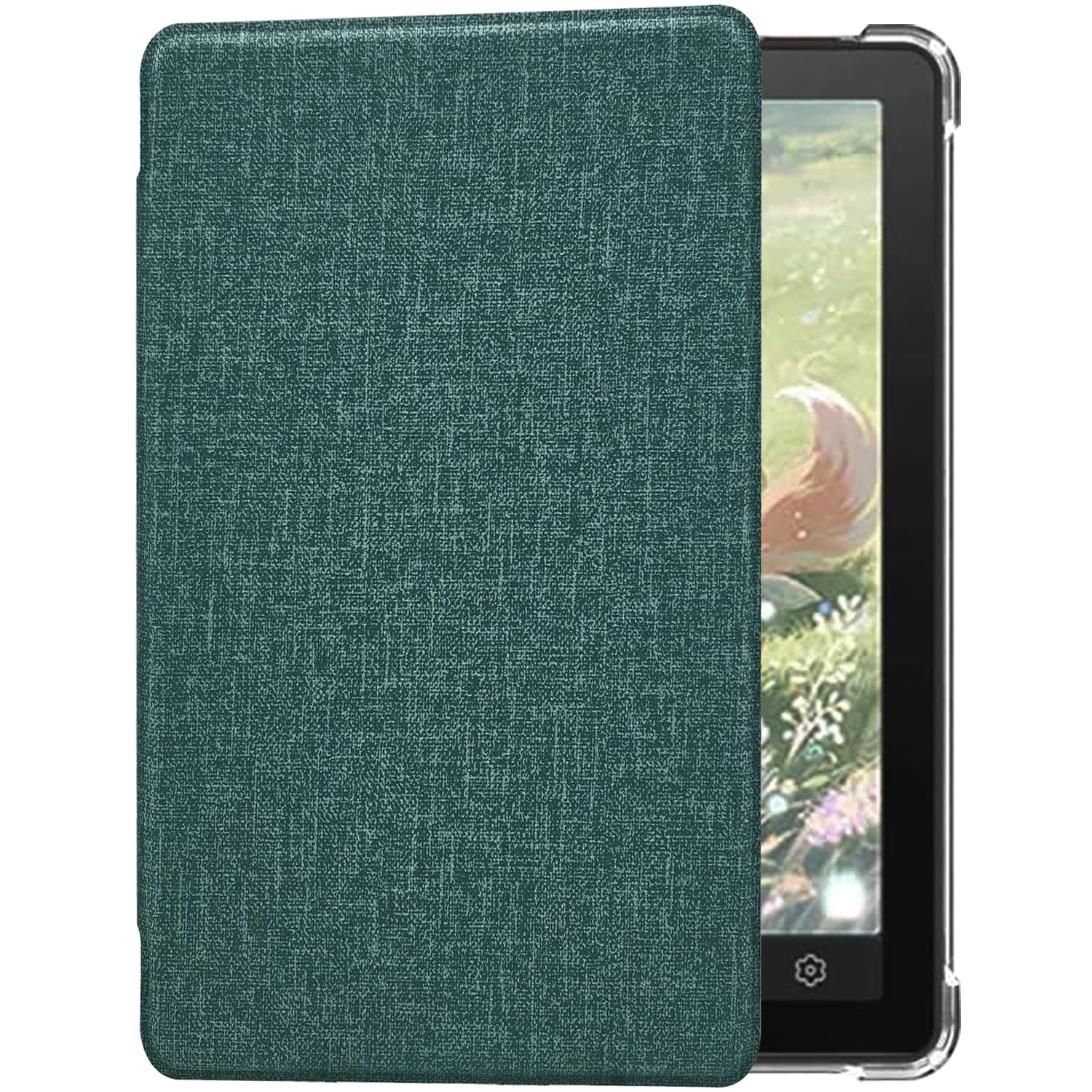 Transparent TPU Back Case for 6'' Bigme B6 Color/Bigme B6 Ultra-Thin Lightweight Enhanced Auto Sleep/Wake Cover with Thickened Corners, Magnetic Closure (Sage Green) — view 7