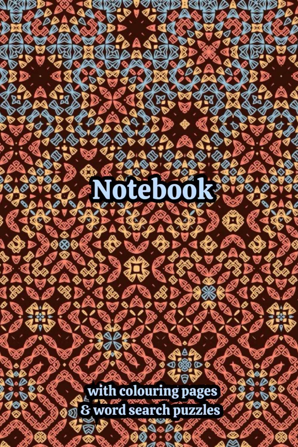 Freeform Crochet Granny Themed Activity & Notebook: With Colouring Pages & Word Search Puzzles. An Organiser for Crocheters, Knitters, Yarn Lovers, ... Tracking, Sketching and Creative Ideas.