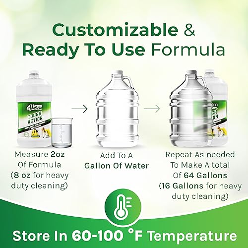 Miniatura 7 de Hygea Natural Tough Action - Limpiador de azulejos y lechadas Duo - Limpia profundamente la suciedad y la suciedad, acondiciona y mejora el color de