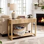 VEVOR 36 in Console Table, Modern Desk Behind the Couch, Wooden Rectangle Entrance Desk, Narrow Long Sofa Table Accent Stand, Ideal for Hallway, Bedroom, Living Room, Foyer, Easy Assembly, Black