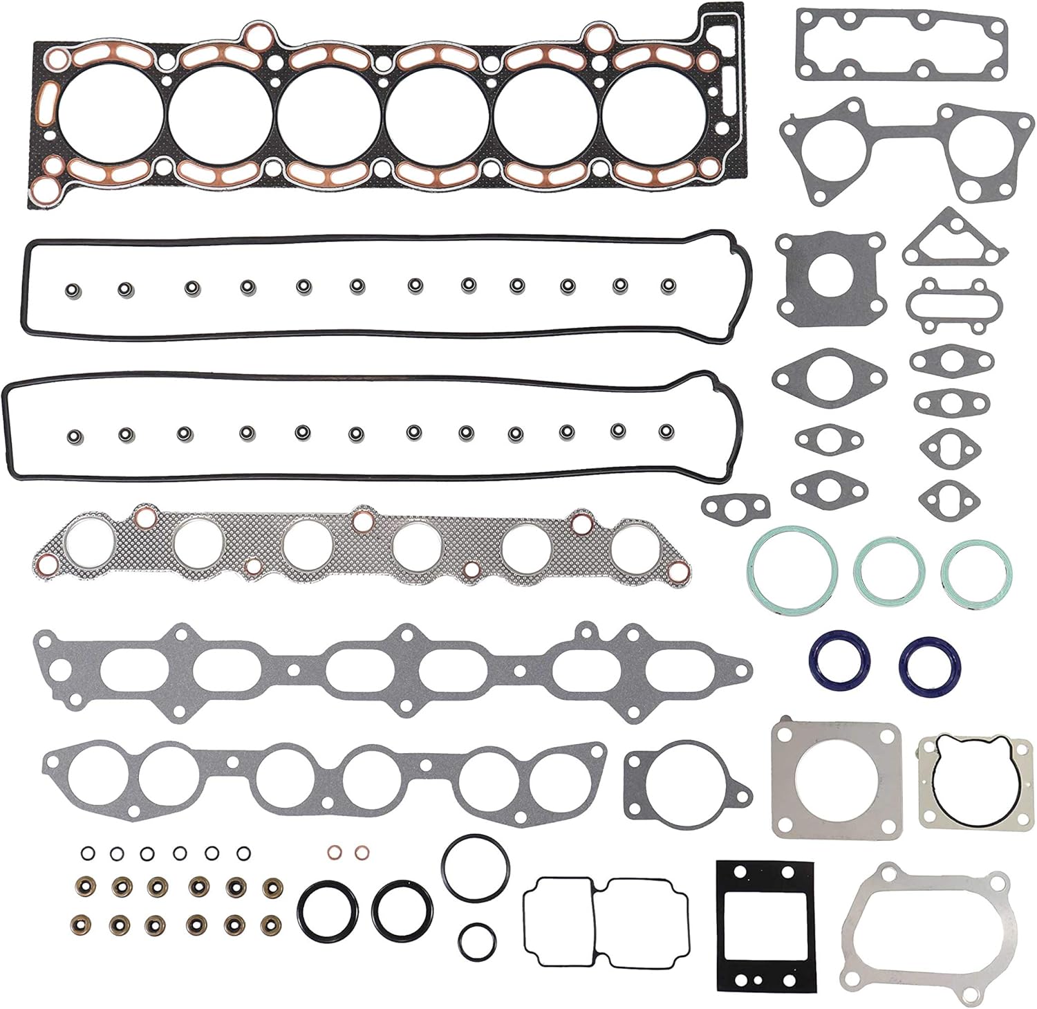 DNJ HGS942 Head Gasket Set for 1986-1992 Toyota Cressida Supra 3.0L L6 24V DOHC 2954cc