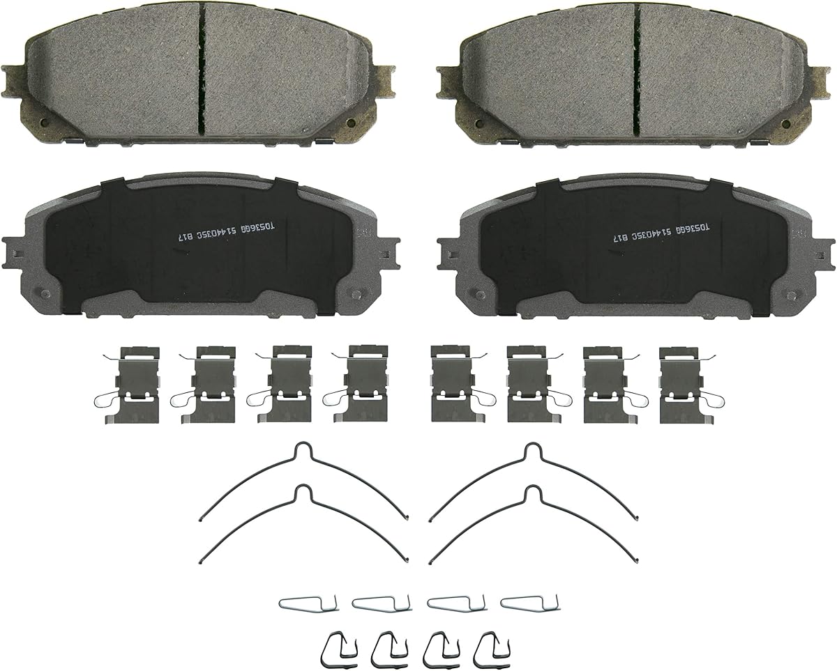 Wagner Brake ThermoQuiet QC1843 Juego de pastillas de freno de disco cerámico