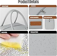 Vista 4 de Lonchera para mujeres y hombres (gris)